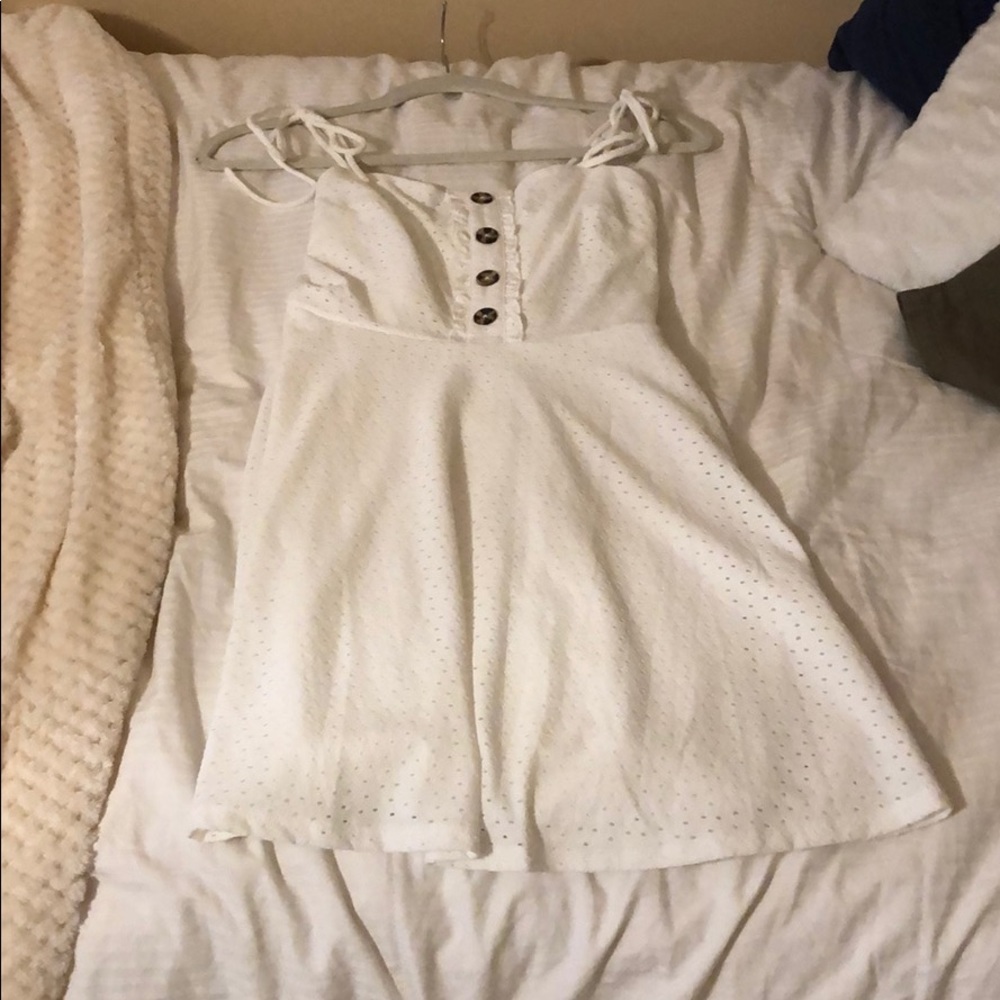 White Graduation Dress